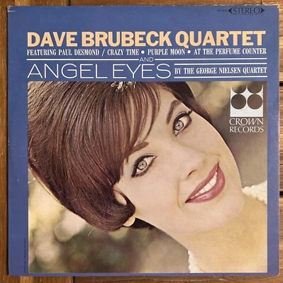 Dave Brubeck Quartet - Angel Eyes - Vinyl LP - Crown CLP 5470 Ultrasonic Cleaned Foto 1 de 4