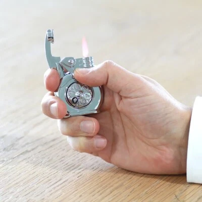 Silver Color Fidget Spinner Design Magnet Lighter - Image 1 of 3