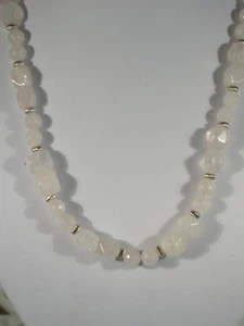 20" Quartz Bead Necklace - Picture 1 of 2