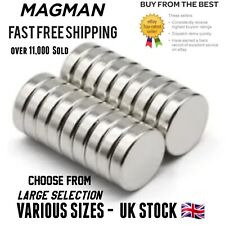 N52 Super Strong Magnets Neodymium Earth Round, Fridge Small Disc , Countersunk