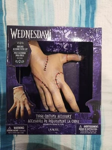 Wednesday Addams Family Thing Hand Clip On Scary Props Halloween New In Box - Picture 1 of 3