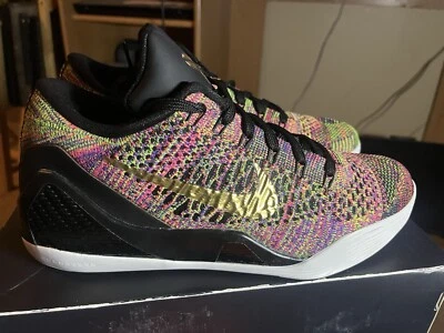 DS Sz 9.5 Nike kobe 9 elite low Multi ID IX Flyknit Masterpiece All Star Galaxy - Image 1 of 4