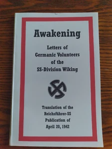 Awakening: Letters of Germanic Volunteers Eng. transl. of 3 Reich Original NEW! - Picture 1 of 5