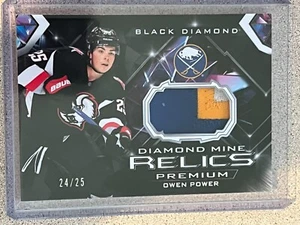 Owen Power Diamond Mine Premium Relics /25 2023-24 Black Diamond - Picture 1 of 2