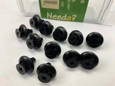 Clips de retención de panel de capucha Needa 465540B, reemplaza Toyota # 90467-07146 - PAQUETE DE 12 Foto 1 de 3