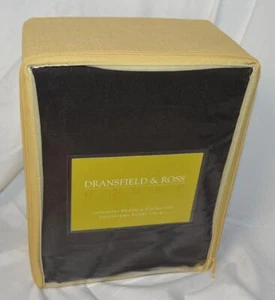 DRANSFIELD & ROSS Lancaster Raven Brown FULL / QUEEN DUVET Neiman Marcus - Picture 1 of 2