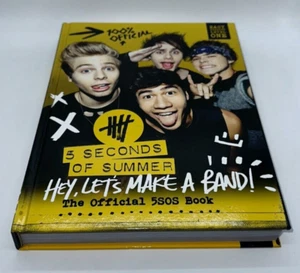 5 SECONDS OF SUMMER: Hey, Let's Make A Band! - 100% OFFICIAL Hardback Book, 2014 - Foto 1 di 2