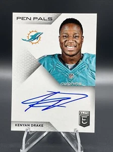2016 Panini Donruss Elite Pen Pals Kenyan Drake Auto RC Rookie Packers #PP-KD - Picture 1 of 2