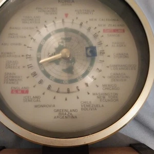 united Technologies, Nova, battery world time clock, parts or repairs - Picture 1 of 3