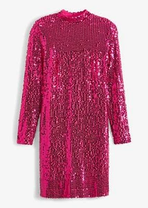 Kleid mit Pailletten Gr 36/38 Pinklady Damen Partykleid Minikleid Abendkleid Neu - Bild 1 von 1