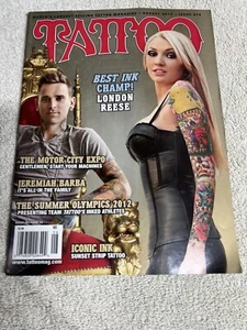 Tattoo Magazine August 2012 London Reese Best Ink Champion Motor City Expo - Picture 1 of 2