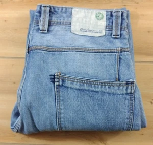 ZARA Jeans Men's Sz 32X33 Organic Denim Button Fly Straight - Picture 1 of 10