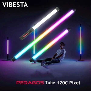 VIBESTA Peragos Tube 120C Pixel Multi RGBWW Led video Light 1500K-30000K APP - Picture 1 of 7