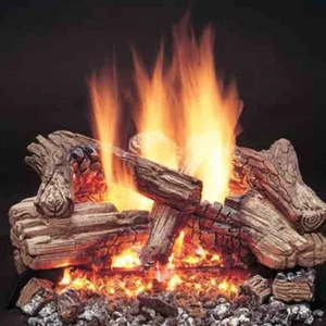 Majestic VDY24/18D3R 6-Piece Cement Refractory 24/18" Vented Log Set NEW - Picture 1 of 3