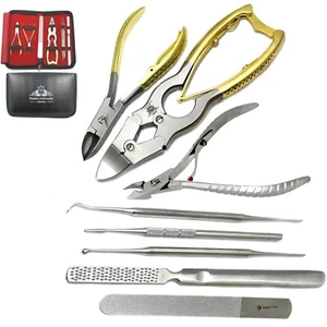 Chiropody Toe Nail Clippers For Thick Nails Kit Podiatry Heavy Duty Nail Cutters - Picture 1 of 9