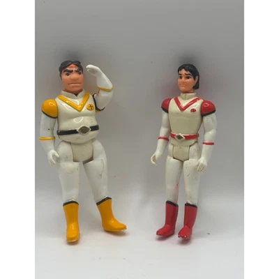 De colección 1984 WEP Red Lion Pilot Keith y Yellow Pilot Hunk Voltron Panosh Place Foto 1 de 4