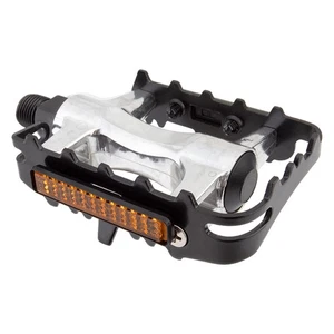SUNLITE Low Profile ATB 9/16" Black/Silver Bicycle Pedals - Picture 1 of 1