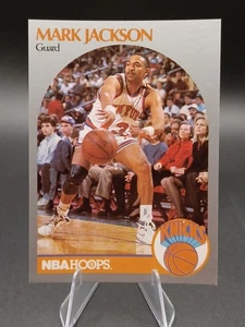 NBA Hoops Basketball #205 1990 Mark Jackson Menendez Brothers Courtside casi nuevo - Imagen 1 de 2