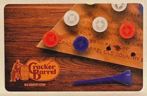 Cracker Barrel Restaurant Famous Wooden Peg Game 2019 Gift Card - Picture 1 of 1