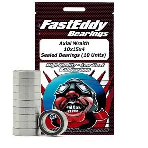 Axial Wraith 10x15x4 Sealed Bearings 10 Units - Picture 1 of 1