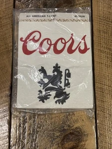 Vintage 70s New Old Stock Coors Beer Men’s Tee Shirt Size Medium All American - Picture 1 of 3