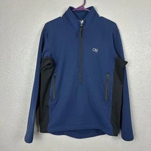 Vintage Outdoor Research Half Zip Pullover Größe M oder Large? Blau Fleece USA - Bild 1 von 11