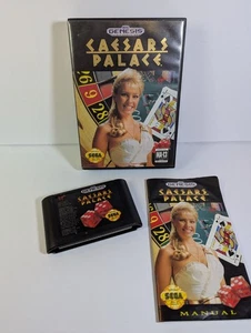 Caesars Palace Sega Genesis komplett (CIB) - Box & Handbuch getestet/funktionstüchtig!! - Bild 1 von 2