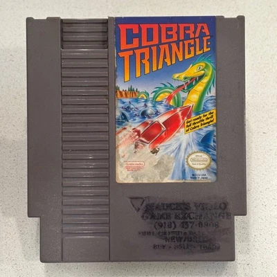 Cobra Triangle Nintendo NES 1989 Game Cartridge ONLY Authentic Gamer Collectible - Image 1 of 4
