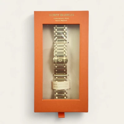 NUEVO Tory Burch Gold Miller Apple Watch Correa TBS0094 38mm/40mm/41mm Foto 1 de 2