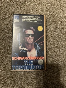 Terminator Arnold Schwarzenegger VHS Tape Original 1984 Thorn EMI Rare Hard Case - Picture 1 of 3