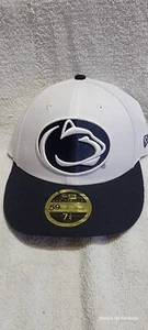 Penn State Nittany Lions Hat Cap 7 1/4 New Era 59Fifty Low Profile NCAA College - Picture 1 of 5