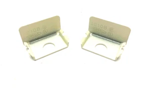 Hubbell 2010B Raceway End Cap/ End Bracket White LOT OF 2 - Picture 1 of 5