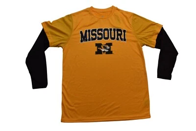 Camisa de polietileno J. America Athletic Youth Boys Missouri Tigers nueva con etiquetas S, M, L, XL Foto 1 de 4