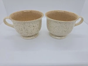 2 Mikasa Chromatic Bermuda Sand Footed Coffee/ Tea Cups #CB103 - Bild 1 von 6