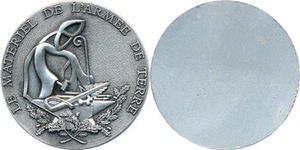Le Matériel de l’Armée de Terre, coins 40 millimètres, LR PARIS (3771) - Picture 1 of 1