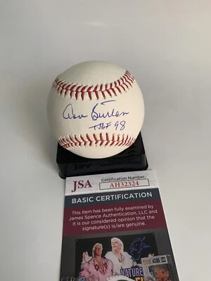 DON SUTTON Autographed Signed Official Ball Dodgers Braves Baseball HOF 98 COA - Image 1 of 2
