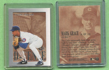 MARK GRACE CHICAGO CUBS 1996 SKYBOX E-XL D-FENCE INSERT BASEBALL CARD #3