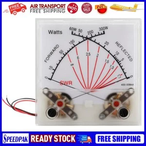 Standing Wave Ratio SWR Watt Meter Radio Station Forward 300W Reflected Panel AU - Zdjęcie 1 z 12