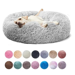 Long Plush Dog Bed Soft Fluffy Pet Bed Cushion for Samll Large Dog Cat House - Picture 1 of 16