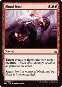BLOOD FEUD X 4 N/M BATTLEBOND MAGIC THE GATHERING - Imagen 1 de 1