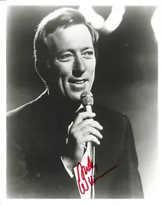 Andy Williams amerikanischer Sänger signiertes Autogramm 8 x 10 Foto PSA DNA *50 - Bild 1 von 3