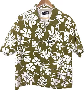 Vintage Quiksilver shirt large khaki brown white 90s mens corduroy button up - Picture 1 of 12