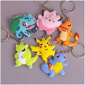 Pokemon Llavero Personaje Animado Llavero Colgante Bolsa Pom Dije Pokémon - Imagen 1 de 21