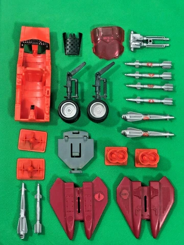 Vintage GI Joe ARAH Cobra Night Raven 1986 YOU PICK PARTS LOT missile pod bomb Cover