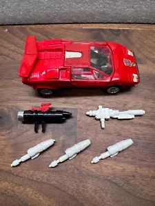 Vintage G1 1982 Sideswipe Autobot Tranformer Complete - Picture 1 of 18