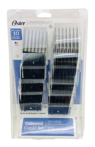 NEW OSTER PROFESSIONAL UNIVERSAL COMB SET 10 GUIDE COMB ATTACHMENTS PART# 141922 - Picture 1 of 12