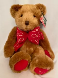 Neu mit Etikett Harrods Jahr 1997 WEIHNACHTS-TEDDYBÄR - große 18" Sammler neuwertig UK - Bild 1 von 5