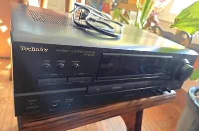 Technics SA-EX140 Stereo Receiver 100 Wpc W/Phono Remote Class H Tested Works - Image 1 of 4