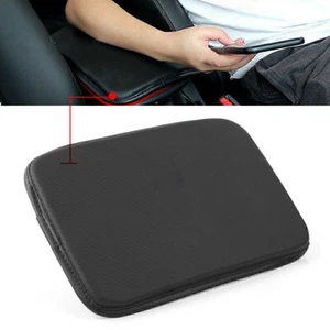 For Carbon Fiber Car Armrest Cover Center Console Cushion Pad Mat Accessory - Picture 1 of 12