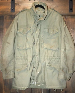 US ARMY O.D. Lined Field Jacket LARGE #H2057 - Picture 1 of 9